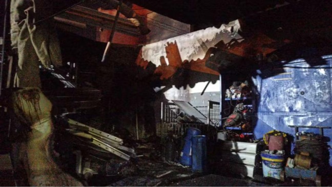 Incêndio atinge galpão de reciclagem em Jundiaí