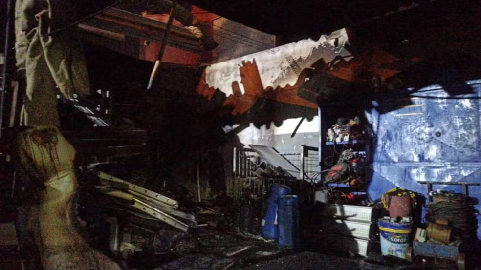 Incêndio atinge galpão de reciclagem em Jundiaí