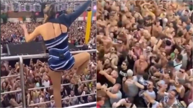 Claudia Leitte em show lotado