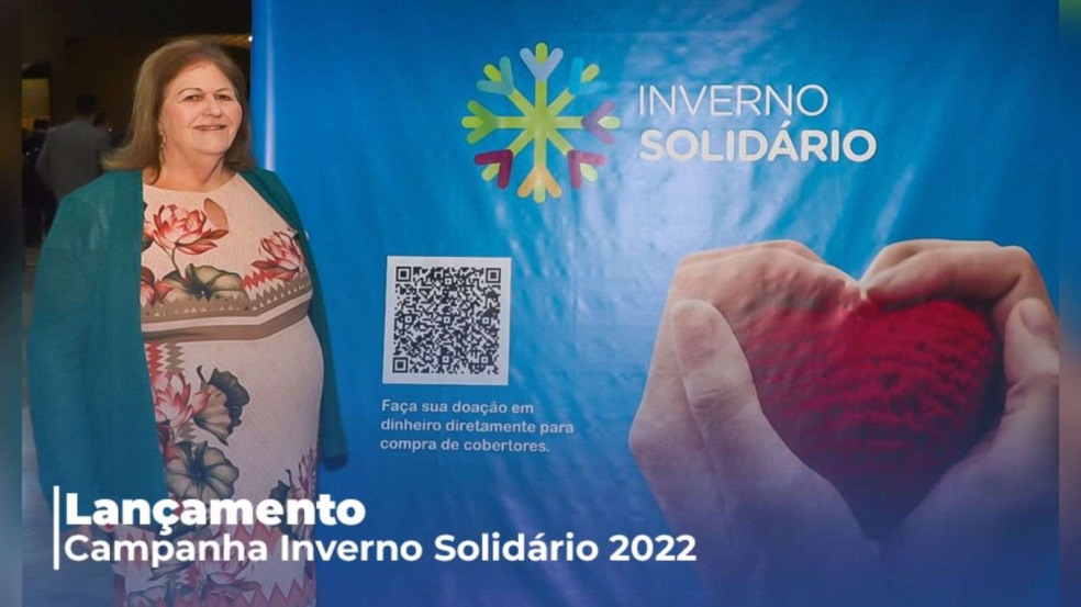 Neusa Maria Fredo Marchi esteve na Capital Paulista e acompanhou o lançamento da campanha (Prefeitura de Itupeva)