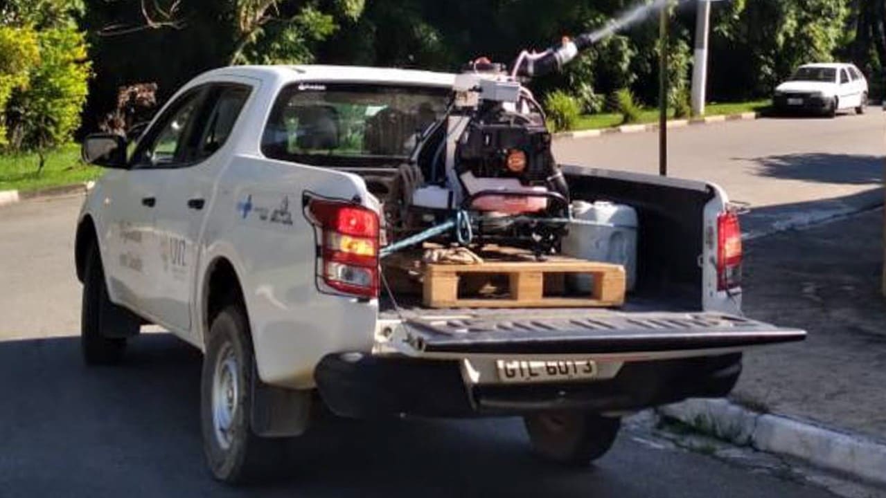 Itupeva: Unidade de Vigilância de Zoonoses realiza nebulização de bloqueio contra a dengue