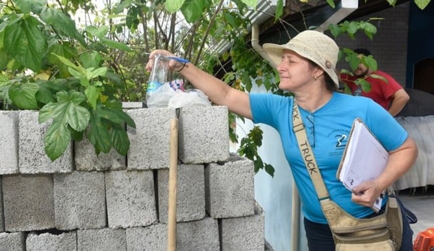 Ivoturucaia recebe ação contra o aedes aegypti em Jundiaí (Foto: Divulgação/ Assessoria de Imprensa)