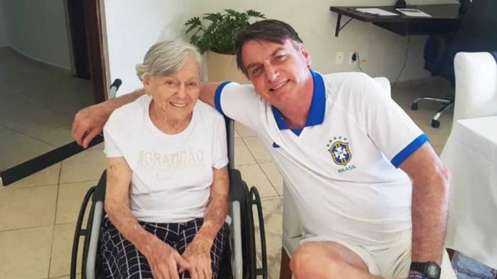 Olinda Bolsonaro e Jair Bolsonaro
