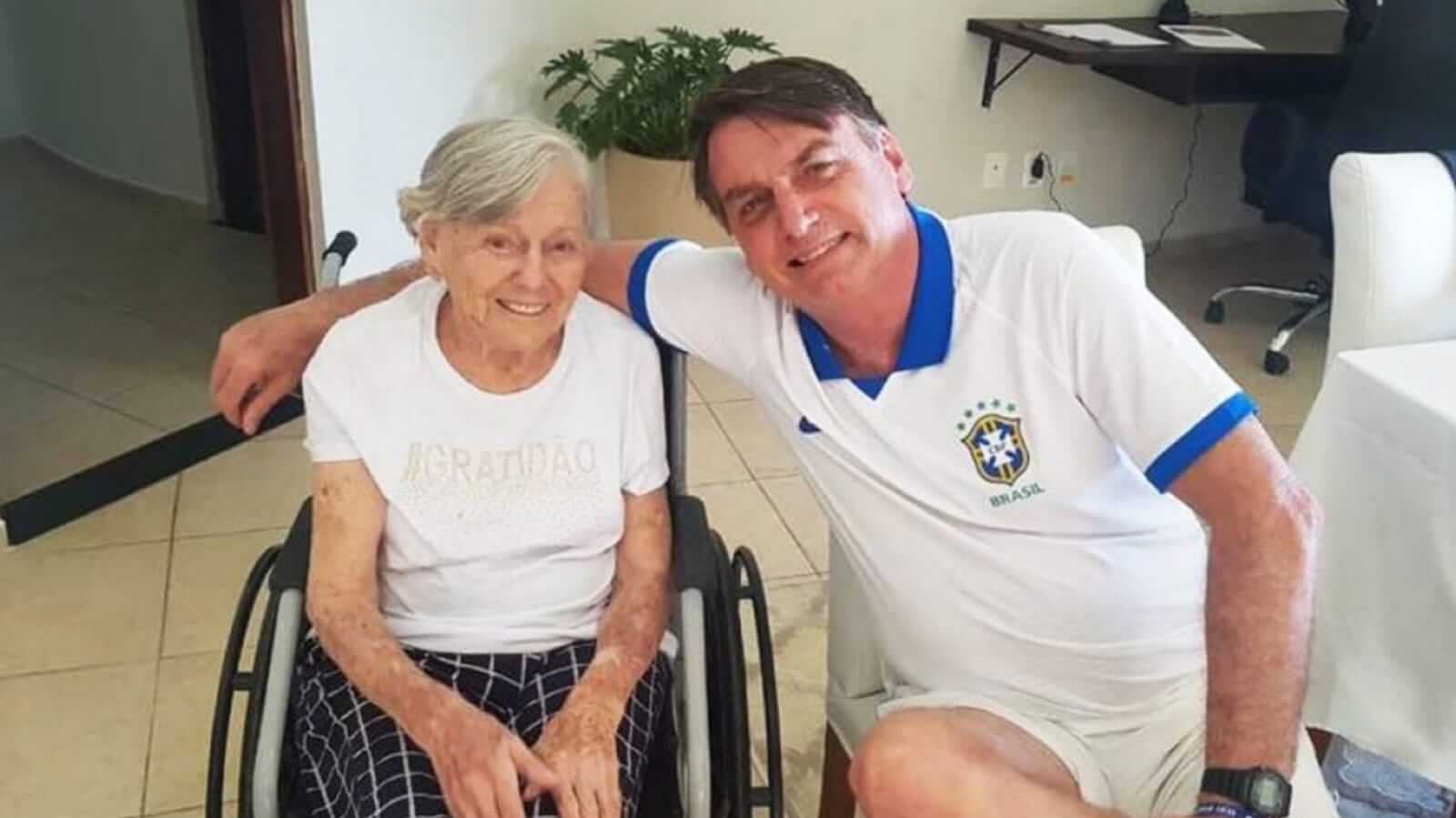 Olinda Bolsonaro e Jair Bolsonaro