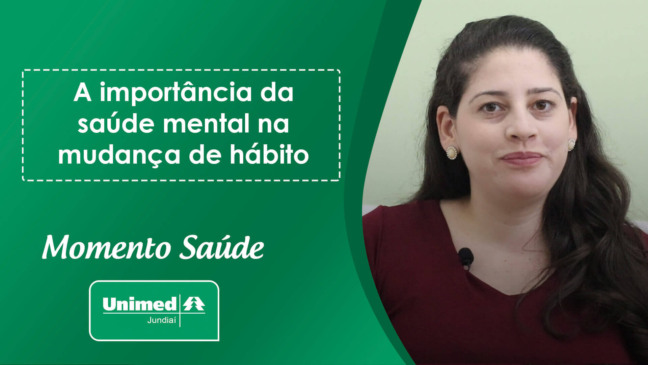 Thumb de vídeo da Unimed com médica em fundo verde