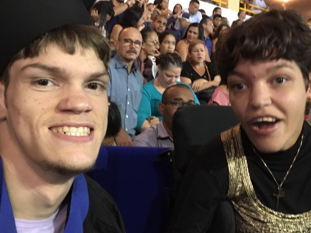 Juliano e sua namorada Samara Andressa Del Monte