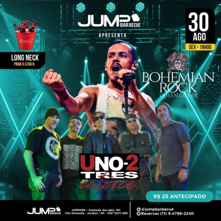 Jumpbarbecue agita o fim de semana com muito rock e pop