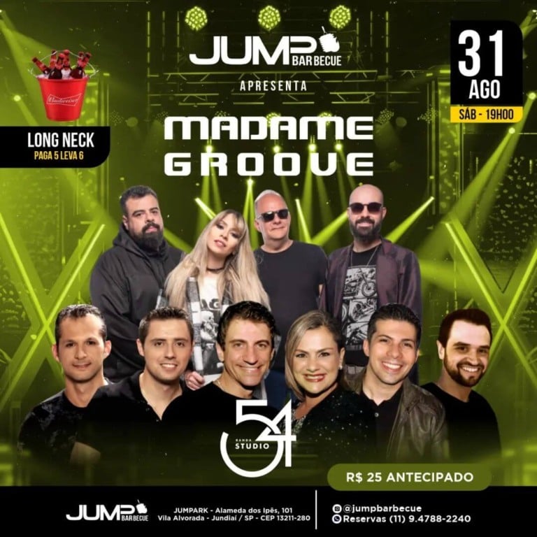 Jumpbarbecue agita o fim de semana com muito rock e pop