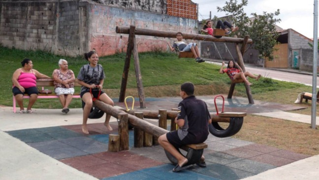 Nova praça no Jardim Santa Gertrudes, em Jundiaí