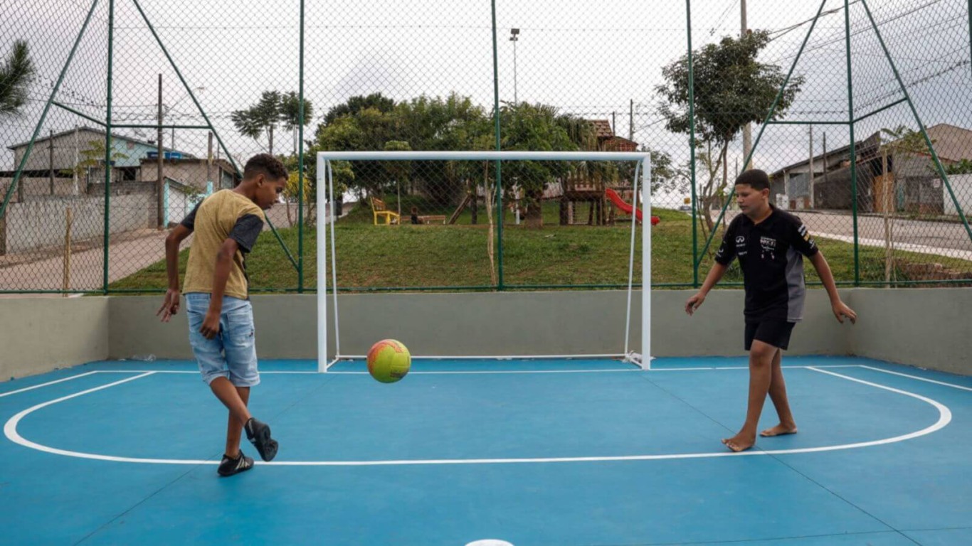 Nova praça no Jardim Santa Gertrudes, em Jundiaí