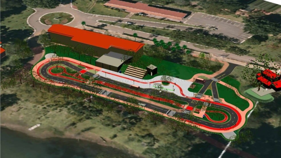 Projeto de Jardim do Trânsito para Jundiaí