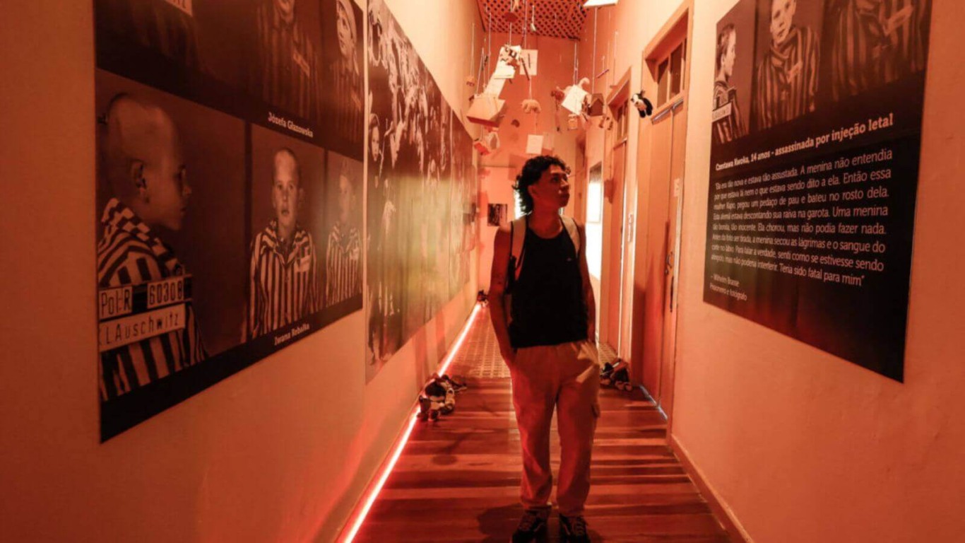 Exposição sobre o Holocausto em Jundiaí