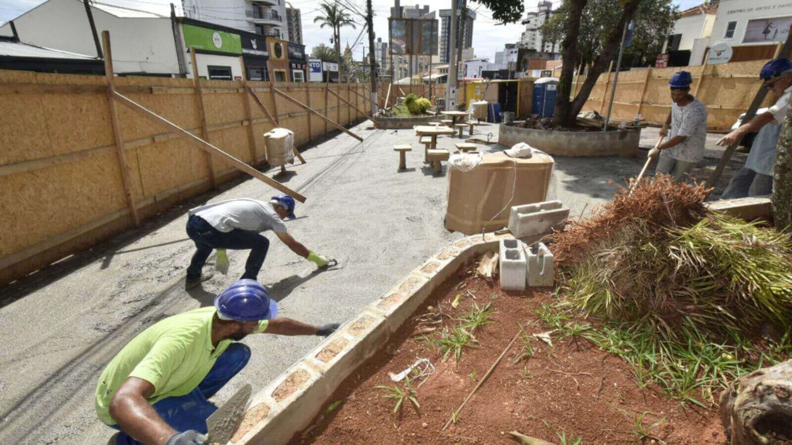 Praça Tiradentes em Jundiaí