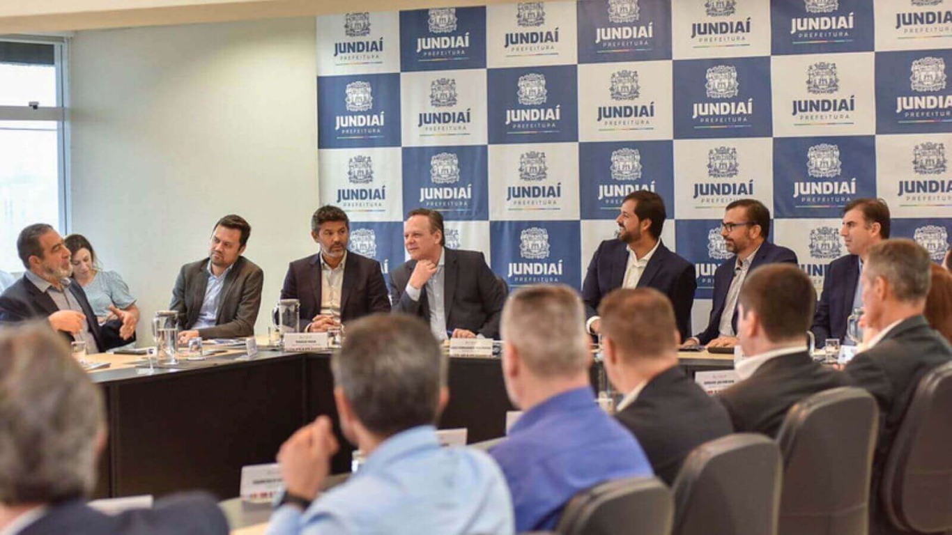 Reunião com Prefeito e gestores de Jundiaí