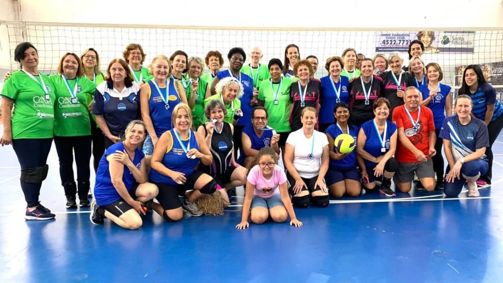 Idosos em Jogos da Melhor Idade em Jundiaí