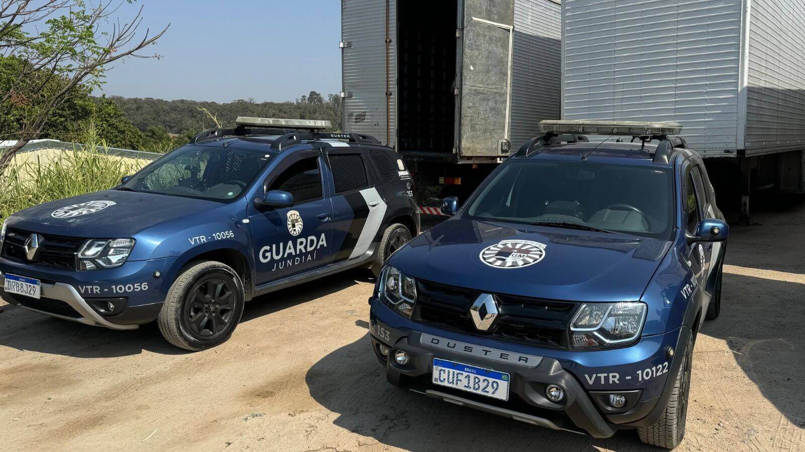 Carros da Guarda Municipal de Jundiaí