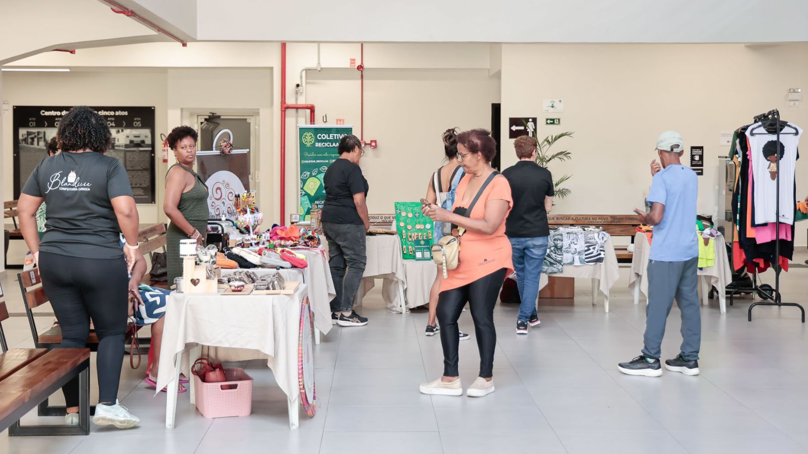A feira faz parte das iniciativas da Rota Turística Afro