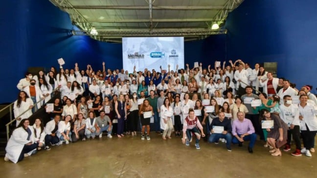 Profissionais da saúde de Jundiaí