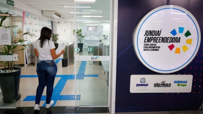 Entrada do Espaço Jundiaí Empreendedora.