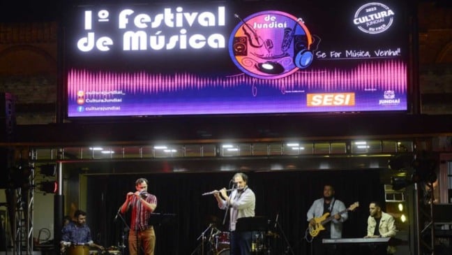 Banda em Festival de Música de Jundiaí