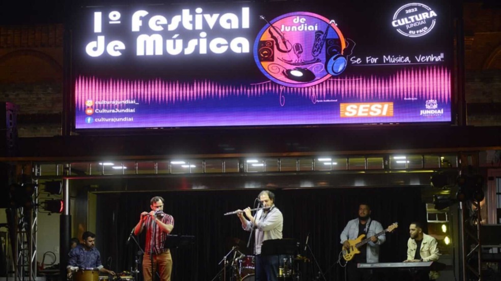 Banda em Festival de Música de Jundiaí