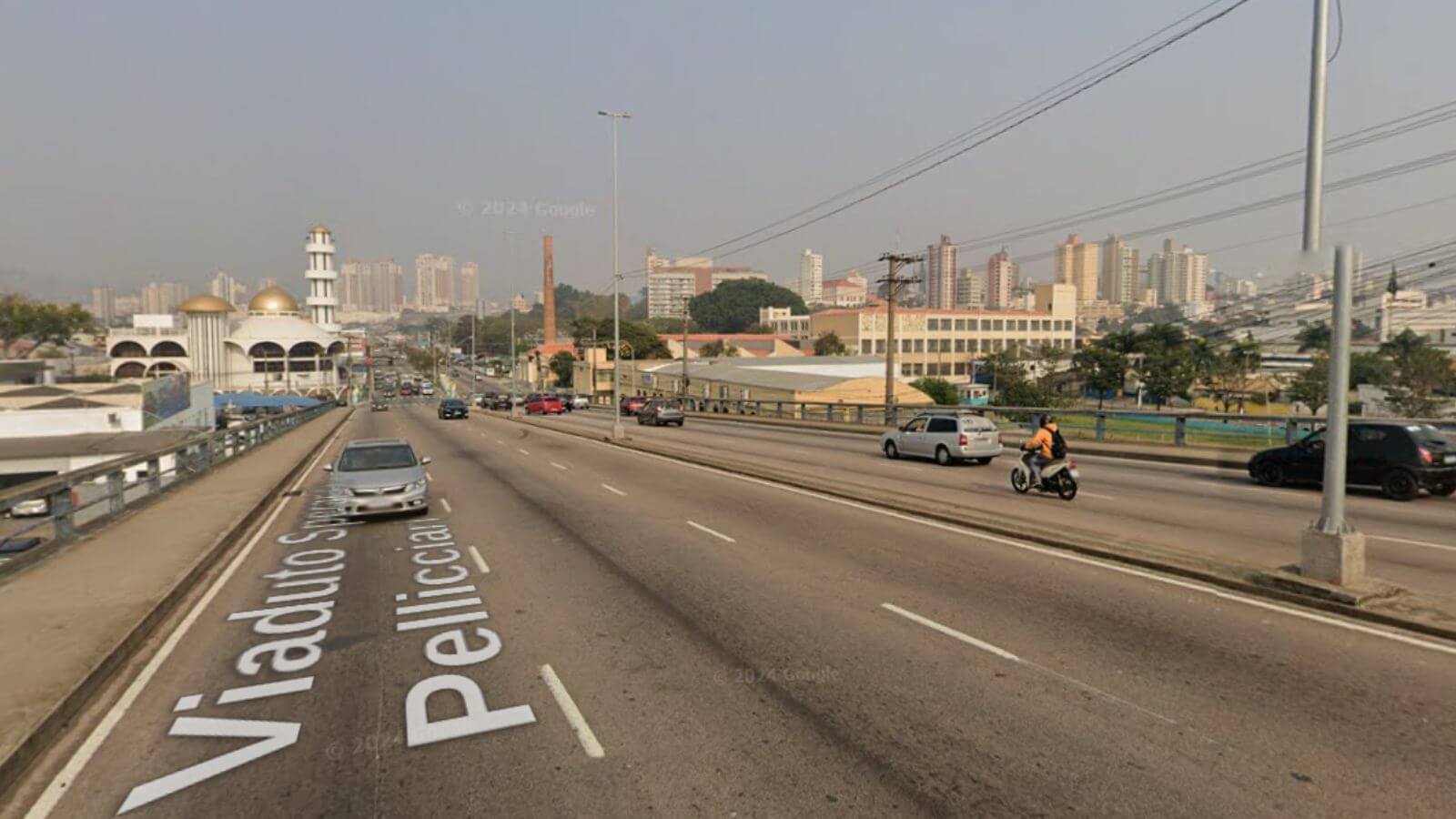 Viaduto Sperandio Pelliciari, em Jundiaí