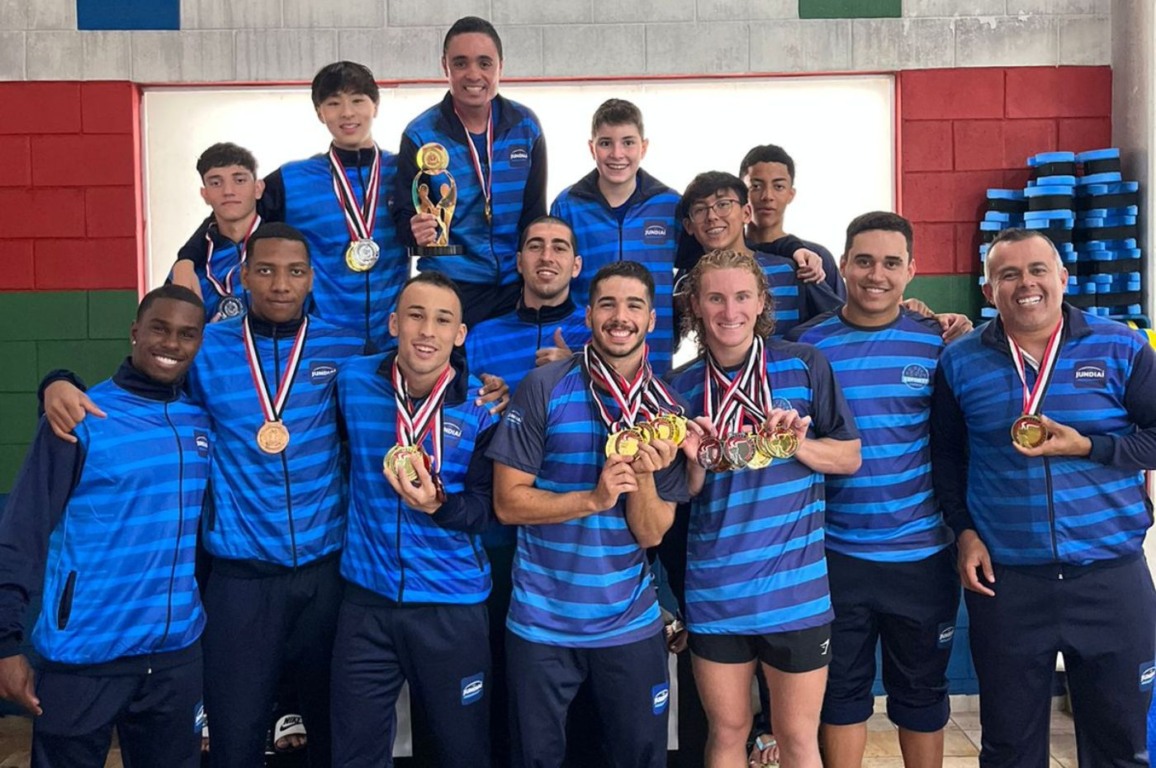 Jundiaí ficou com a primeira colocação no masculino. Foto: Prefeitura de Jundiaí Jundiaí ficou com a primeira colocação no masculino. Foto: Prefeitura de Jundiaí