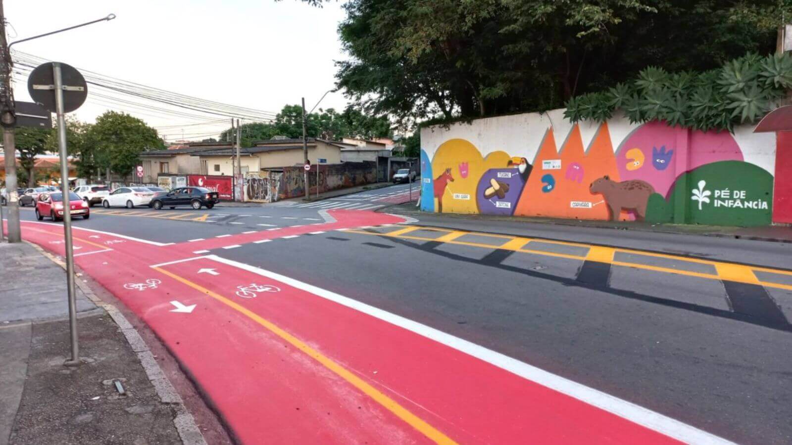 Ciclofaixa em Jundiaí