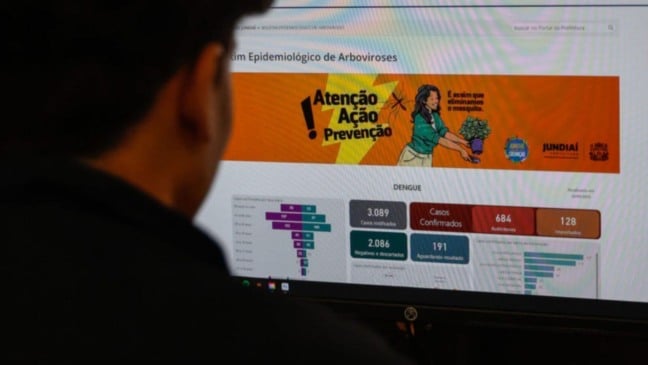 Jundiaí lança painel inteligente com dados sobre dengue, zika e chikungunya