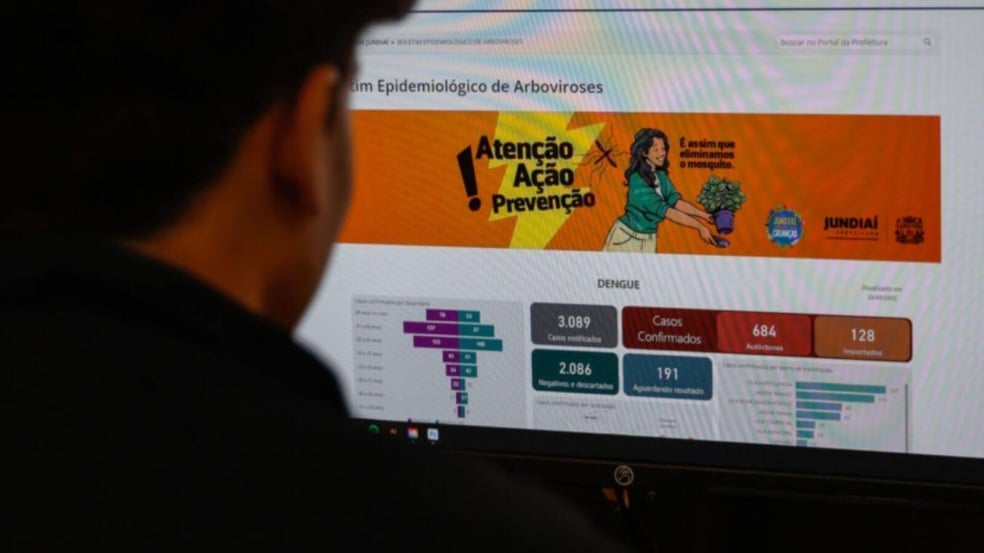 Jundiaí lança painel inteligente com dados sobre dengue, zika e chikungunya