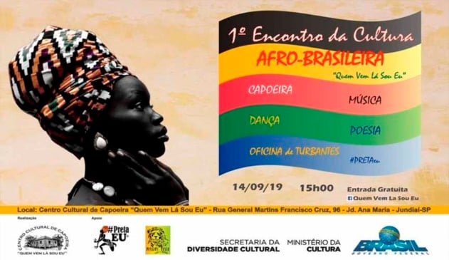 Jundiaí recebe Encontro da Cultura Afro-Brasileira neste sábado (14)