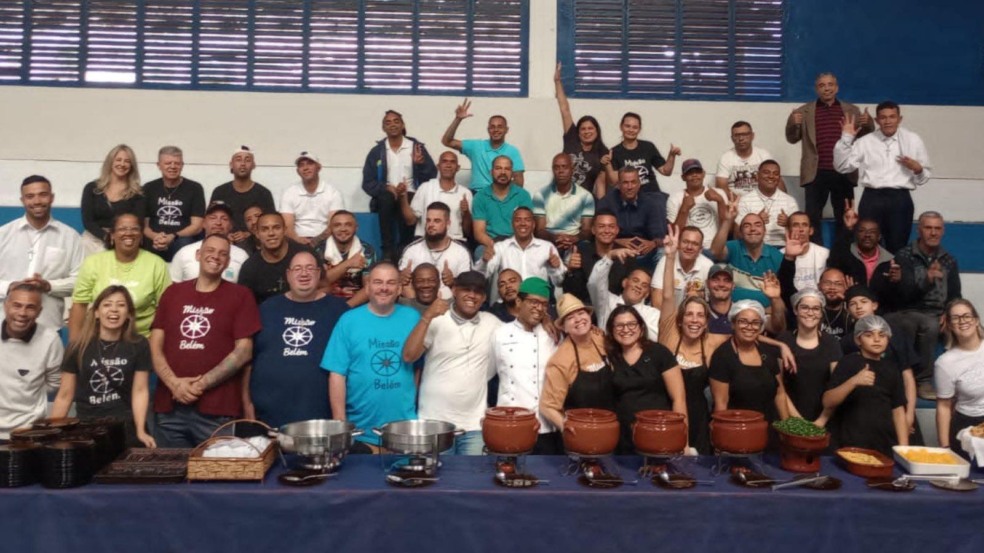 Almoço no ano passado