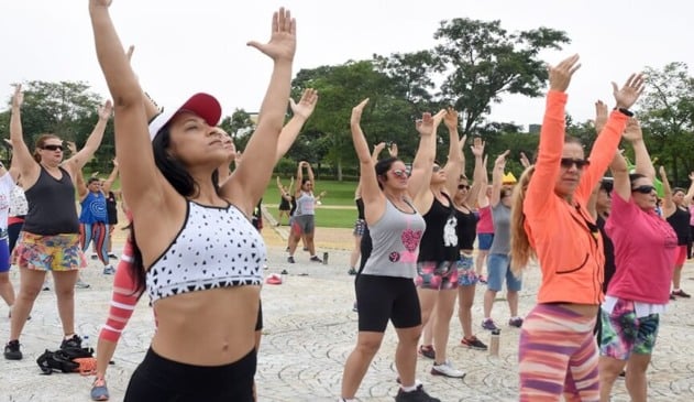 Retoma aulas de zumba