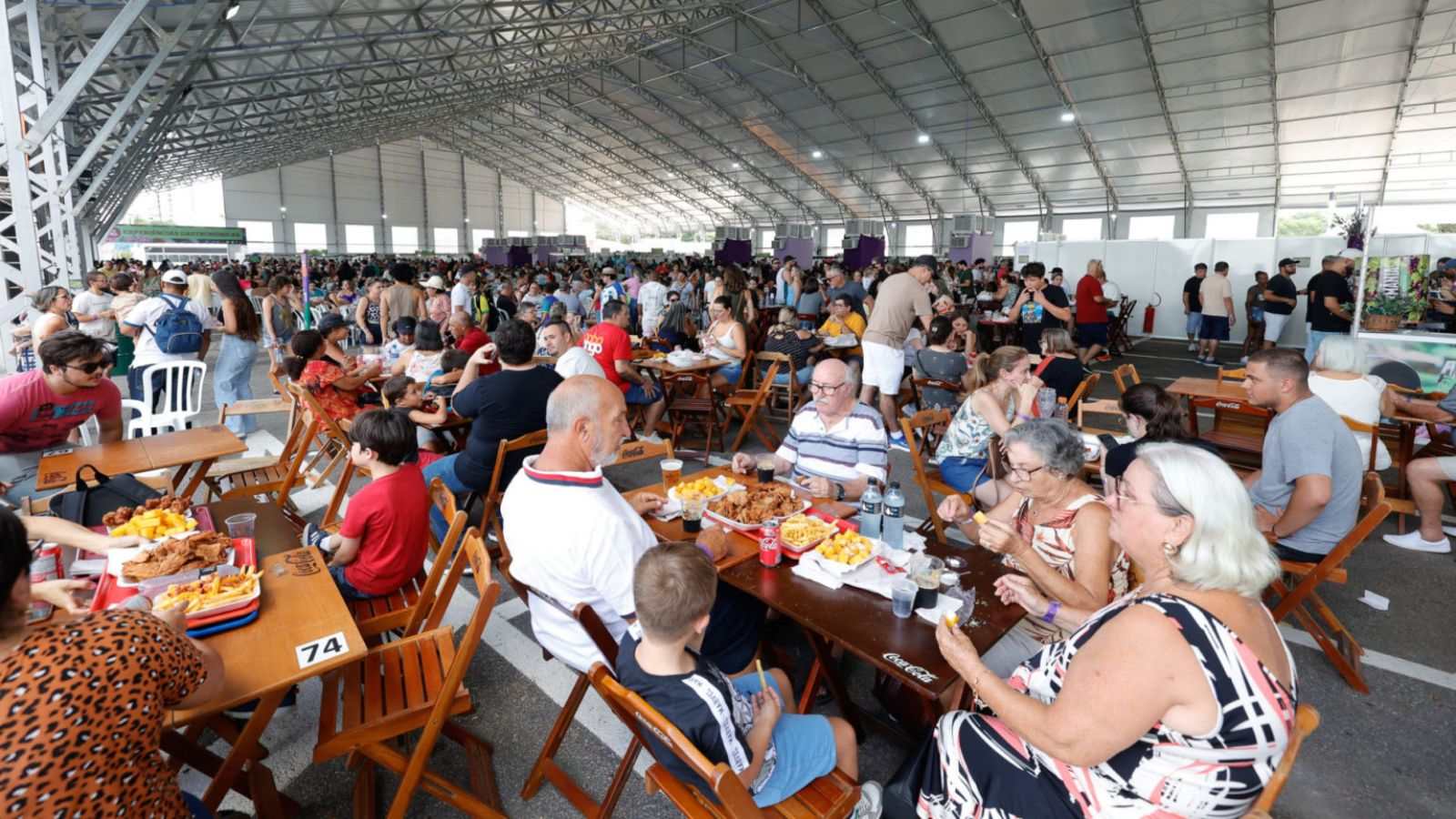 Foto da festa do ano passado, para representar a 40ª Festa da Uva