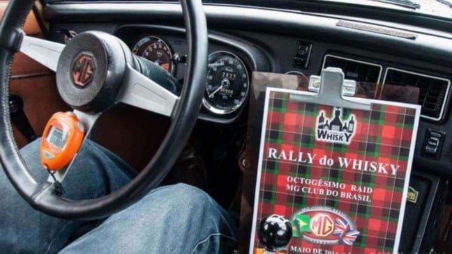 Interior de carro clássico