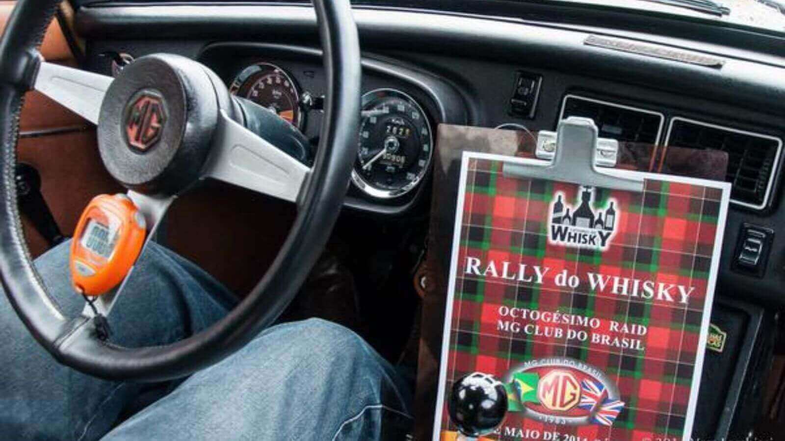 Interior de carro clássico