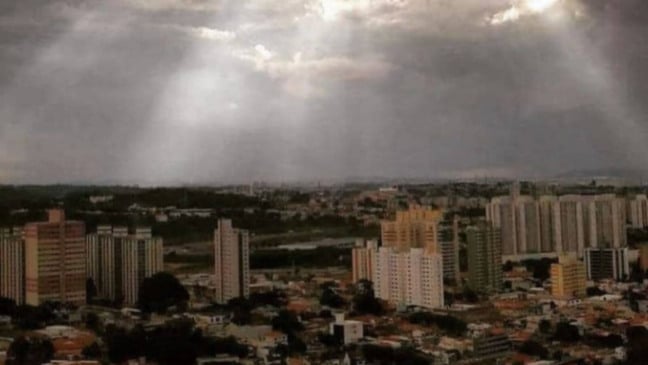 Clima nublado em Jundiaí