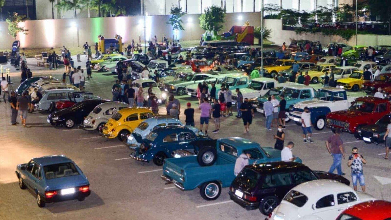 Encontro de carros antigos