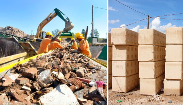 Jundiaí é referência em reciclagem na construção civil: 98% dos resíduos reaproveitados