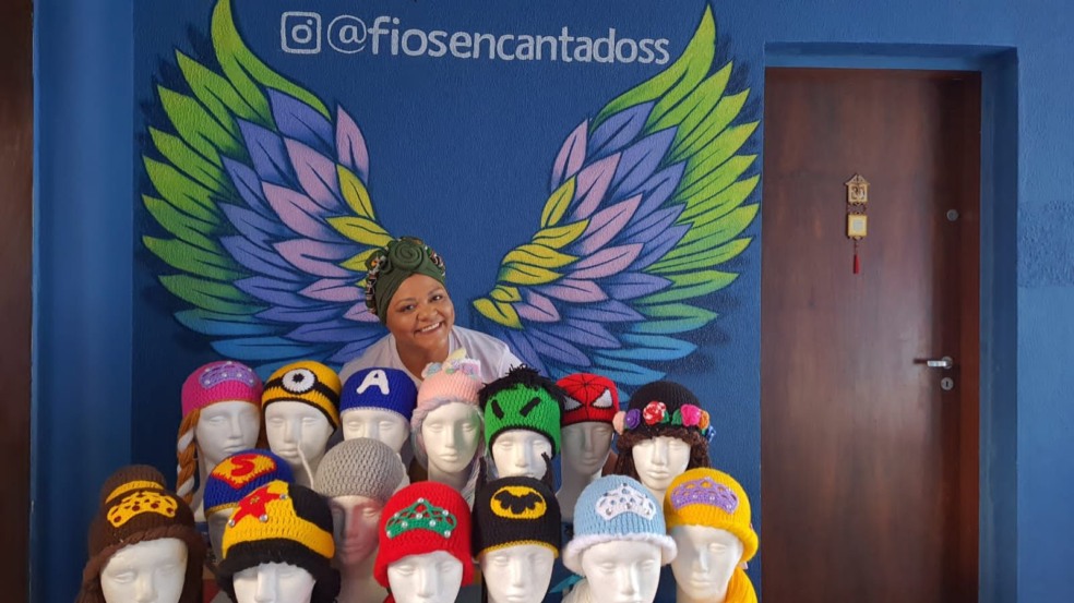 Mara, da ONG Fios Encantados