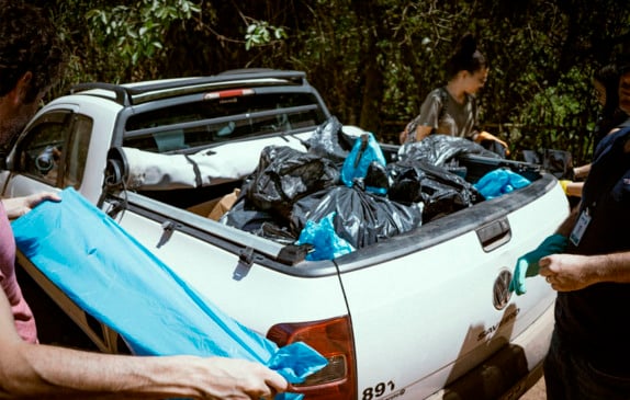 'Juntos Para Cuidar' - projeto retira 120 quilos de lixo da Serra do Japi