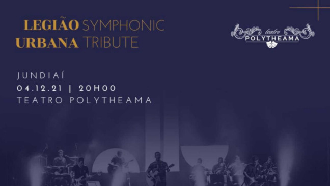 Cartaz de divulgação de espetáculo de tributo ao Legião Urbana