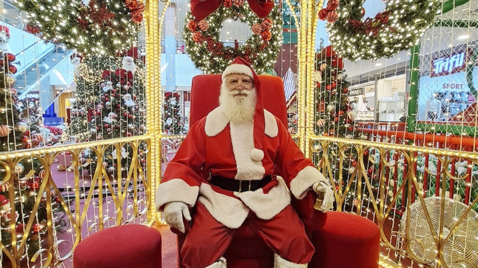 Leve a garotada para ver o Papai Noel e curtir as atrações de Natal do Maxi Shopping Jundiaí