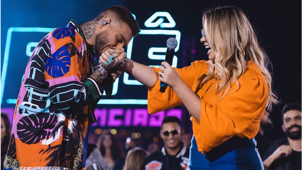 Lucas Lucco e Marília Mendonça (Foto: Marcel Bianchi/Divulgação)