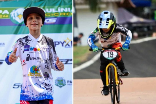 Pequeno grande campeão: Lucca, jundiaiense de 6 anos, conquista o pódio no BMX