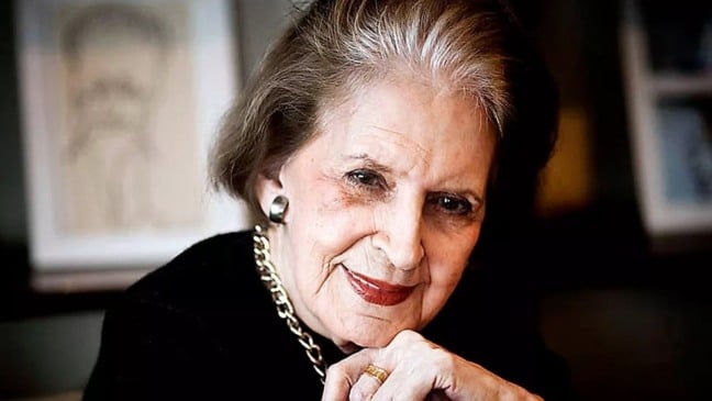 A escritora Lygia Fagundes Telles — Foto: Divulgação/UBE

