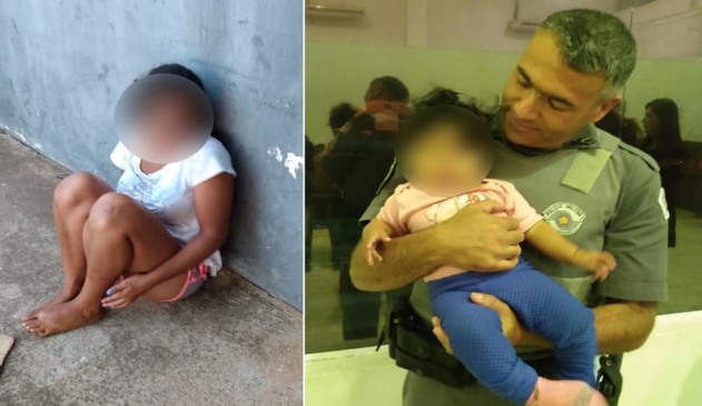 Mãe arremessa carrinho de bebê com filha de sete meses em avenida