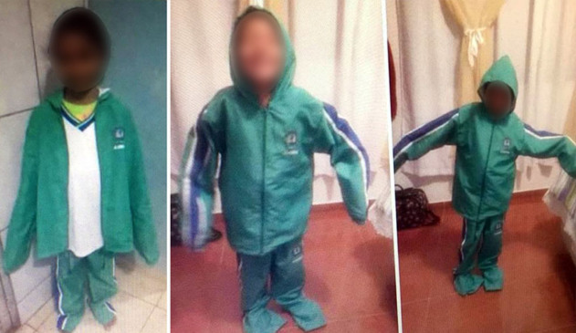 Uniformes com tamanho errado em Jarinu