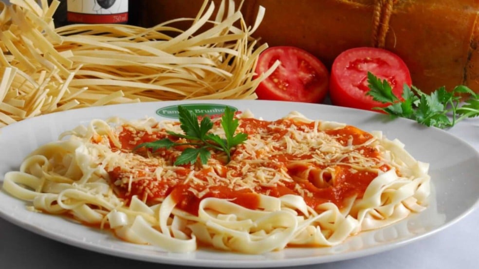 Massa do restaurante Villa Brunholi