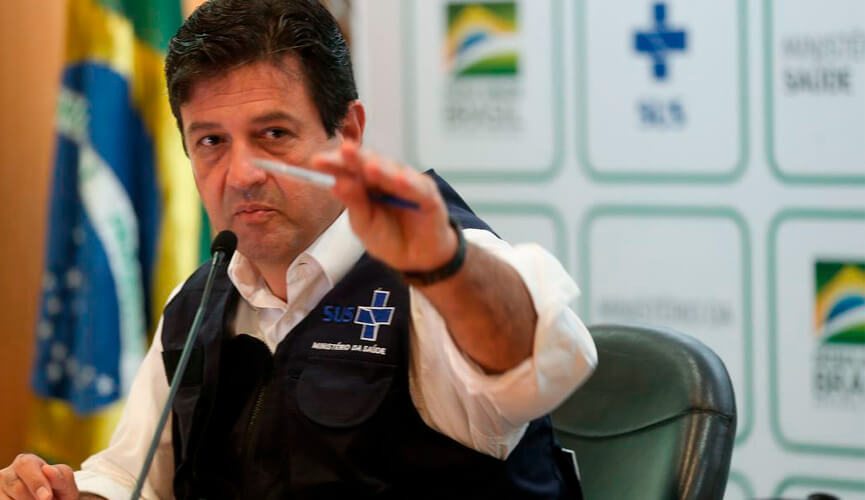 Mandetta manda manisfestantes ficarem em casa